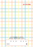 おくすり手帳 表紙F(チェック)